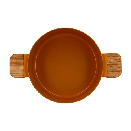 Faitout Ector Induction Aluminium Revêtu 24 Cm Jaune 4 Faitout Ector Induction Aluminium Revêtu 24 Cm Jaune – Image 2