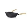 Ibili Wok Aluminium Antiadhésif Avec Couvercle 30 Cm -Fine Kitchenware 131033 0 2 Wok aluminium antiadhesif avec couvercle 30 cm Ibili