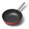Smeg Wok Aluminium Antiadhésif 30 Cm Rouge Mat 1 Smeg Wok Aluminium Antiadhésif 30 Cm Rouge Mat -Fine Kitchenware 133006 0 6 Wok aluminium antiadhesif 30 cm rouge mat Smeg
