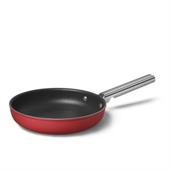 Smeg Lot De 3 Poêles Aluminium Antiadhésives Rouges -Fine Kitchenware 139004 2 1 Lot de 3 poeles aluminium antiadhesives rouges Smeg