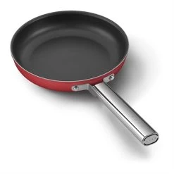 Smeg Lot De 3 Poêles Aluminium Antiadhésives Rouges -Fine Kitchenware 139004 3 1 Lot de 3 poeles aluminium antiadhesives rouges Smeg