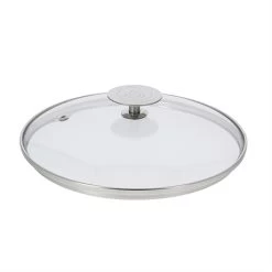 De Buyer Couvercle En Verre Cerclé Inox 16 Cm