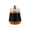 Moulin à Poivre En Bois Effet Cuir Noir -Fine Kitchenware 200029 0 1 Moulin a poivre en bois effet cuir noir Ogo