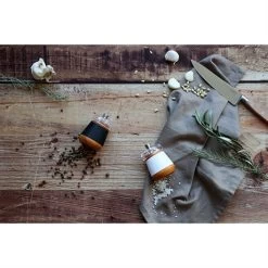 Moulin à Poivre En Bois Effet Cuir Noir -Fine Kitchenware 200029 2 1 Moulin a poivre en bois effet cuir noir Ogo