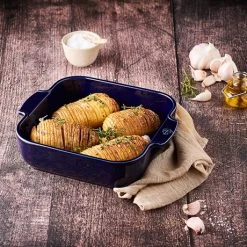 Peugeot Plat Four Carré Céramique Bleu 36 Cm -Fine Kitchenware 201182 2 2 Plat four carre ceramique bleu 36 cm Peugeot