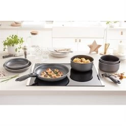 Set 3 Poêles Anti-adhésives Effet Pierre Et Manche Amovible 9 Set 3 Poêles Anti-adhésives Effet Pierre Et Manche Amovible -Fine Kitchenware 20211 2 4 Set 3 poeles anti adhesives Effet Pierre et manche amovible Mathon