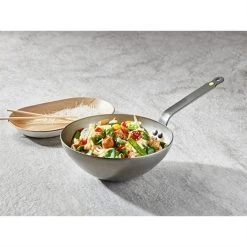De Buyer Wok Minéral B 28 Cm -Fine Kitchenware 211023 2 1 Wok Mineral B 28 cm De Buyer