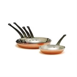 Poêle à Frire En Cuivre Massif 32 Cm 8 Poêle à Frire En Cuivre Massif 32 Cm -Fine Kitchenware 26118 2 2 Poele a frire en cuivre massif 32 cm Baumalu