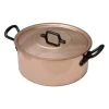 Faitout Avec Couvercle En Cuivre Massif 24 Cm -Fine Kitchenware 26305 0 2 Faitout avec couvercle en cuivre massif 24 cm Baumalu