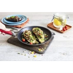 Poêle Mutine Revêtue 30 Cm Sans Manche 5 Poêle Mutine Revêtue 30 Cm Sans Manche -Fine Kitchenware 271041 1 2 Poele Mutine revetue 30 cm sans manche Cristel