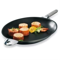 Poêle à Poisson Revêtue Ovale Mutine 8 Poêle à Poisson Revêtue Ovale Mutine -Fine Kitchenware 27149 2 2 Poele a poisson revetue ovale Mutine Cristel