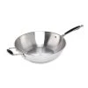 Wok Tout Inox 30 Cm Excell'Inox -Fine Kitchenware 272029 0 1 Wok tout inox 30 cm Excell Inox Mathon