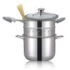 Cuit-pâtes Premium Inox 20 Cm 5 L -Fine Kitchenware 27670 0 3 Cuit pates Premium inox 20 cm 5 L Inoxriv