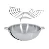 Lot Wok Inox Et Grille Casteline 28 Cm -Fine Kitchenware 279124 0 1 Lot Wok inox et grille Casteline 28 cm Cristel