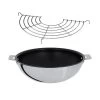 Lot Wok Inox Revêtu Et Grille Casteline 28 Cm -Fine Kitchenware 279125 0 1 Lot Wok inox revetu et grille Casteline 28 cm Cristel