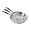 Lot De 3 Poêles Tout Inox 20, 24 Et 28 Cm Excell'Inox -Fine Kitchenware 279170 0 1 Lot de 3 poeles tout inox 20 24 et 28 cm Excell Inox Mathon