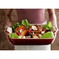 Le Creuset Plat Rectangulaire Céramique 19 Cm Cerise 9 Le Creuset Plat Rectangulaire Céramique 19 Cm Cerise -Fine Kitchenware 301013 3 1 Plat rectangulaire ceramique 19 cm Cerise Le Creuset