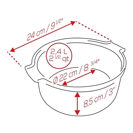 Peugeot Moule à Soufflé 4 à 6 Personnes Appolia écru 4 Peugeot Moule à Soufflé 4 à 6 Personnes Appolia écru – Image 2