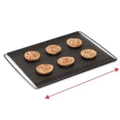 Grille De Cuisson Extensible Avec Feuille Perforée Anti-adhérente 41 à 49 Cm