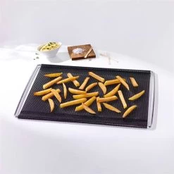 Grille De Cuisson Extensible Avec Feuille Perforée Anti-adhérente 41 à 49 Cm -Fine Kitchenware 301239 3 3 Grille de cuisson extensible avec feuille perforee anti adherente 41 a 49 cm NoStik