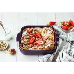 Peugeot Plat à Four Carré En Céramique Appolia Aubergine 36 Cm -Fine Kitchenware 301323 2 2 Plat a four carre en ceramique Appolia aubergine 36 cm Peugeot