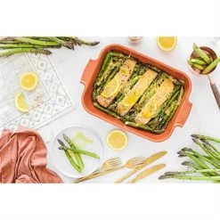 Peugeot Plat Rectangulaire Céramique Terracotta 32 Cm -Fine Kitchenware 301342 3 3 Plat rectangulaire ceramique terracotta 32 cm Peugeot