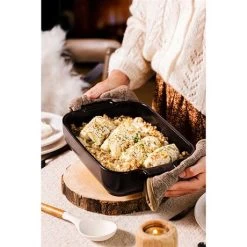 Peugeot Plat à Four Céramique Appolia Rectangulaire Noir Mat 36 Cm -Fine Kitchenware 301367 2 2 Plat a four ceramique Appolia rectangulaire noir mat 36 cm Peugeot