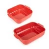 Peugeot Set 2 Petits Plats à Four Rouge Céramique 21 Et 25cm -Fine Kitchenware 309023 0 2 Set 2 petits plats a four rouge ceramique 21 et 25cm Peugeot