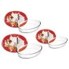 Ibili Set De 3 Plats En Verre Kristall Ovales 26, 30 Et 35cm -Fine Kitchenware 349002 0 1 Set de 3 plats en verre Kristall ovales 26 30 et 35cm Ibili