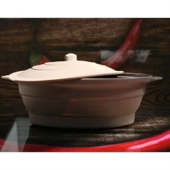 Papillote Rétractable Fond Vapeur En Silicone 30 Cm 1,5 L -Fine Kitchenware 35145 4 5 Papillote retractable fond vapeur en silicone 30 cm 1 5 L Mathon