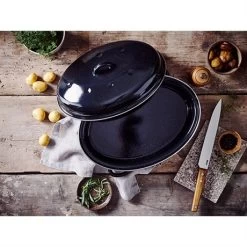 BEKA Roaster émail Roasty Cook 42 Cm -Fine Kitchenware 383003 2 1 Roaster email Roasty Cook 42 cm Beka