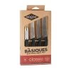 Coffret 4 Couteaux Kraft Classic Pro Noir
