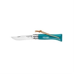 Opinel Couteau Pliant N°06 Baroudeur Turquoise 7 Cm