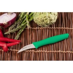 Set 3 Couteaux D'office Nova Coloris Vert -Fine Kitchenware 411063 1 1 Set 3 couteaux d office Nova coloris vert Arcos