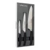 Set 3 Couteaux Clara Coloris Noir -Fine Kitchenware 411070 0 1 Set 3 couteaux Clara coloris noir Arcos