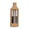 Coffret Planche Et 3 Couteaux Office Manche Paperstone 2 Coffret Planche Et 3 Couteaux Office Manche Paperstone -Fine Kitchenware 418004 0 1 Coffret planche et 3 couteaux office manche paperstone Roger Orfevre