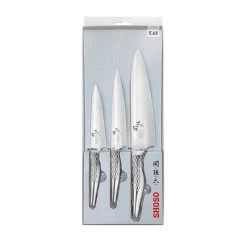 Kai Set 3 Couteaux De Cuisine SHOSO 12 15 18cm