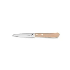 Couteau Office Lame Inox 10 Cm Manche Hêtre Naturel Essentiel