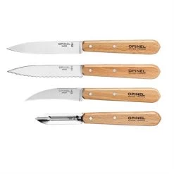 Opinel Coffret 4 Couteaux Essentiels Hêtre