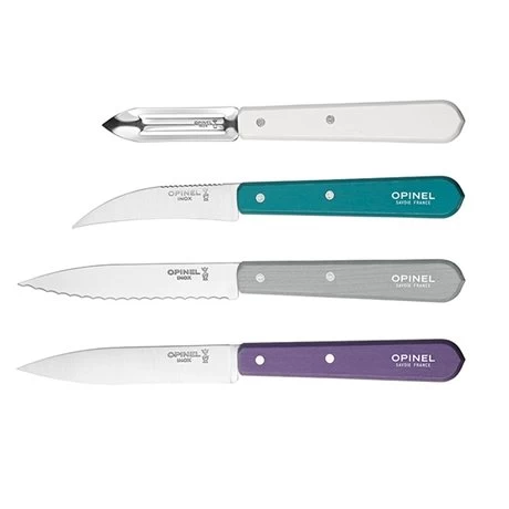 Opinel Coffret 4 Couteaux Essentiels Art Déco 3 Opinel Coffret 4 Couteaux Essentiels Art Déco
