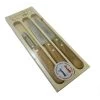 Coffret 3 Pièces: Office, Couteau Et éplucheur De Cuisine TRADI En Olivier -Fine Kitchenware 471180 0 1 Coffret 3 pieces office couteau et eplucheur de cuisine TRADI en olivier Jean Dubost