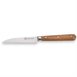 Couteau Office Bois D'olivier Lame Inox 8 Cm