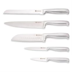 Set De 5 Couteaux De Cuisine En Inox