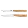 Opinel Set 2 Couteaux Office Lames Lisse Et Crantée 10 Cm Couleur Naturel -Fine Kitchenware 471902 0 1 Set 2 couteaux office lames lisse et crantee 10 cm couleur naturel Opinel