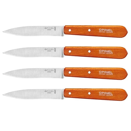 Opinel Set 4 Couteaux Office Lames Lisses Inox 10 Cm Coloris Mandarine 3 Opinel Set 4 Couteaux Office Lames Lisses Inox 10 Cm Coloris Mandarine