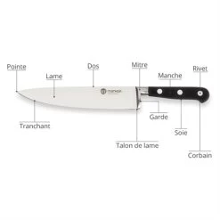 Couteau Chef Les Spécialistes 20 Cm -Fine Kitchenware 47593 2 3 Couteau chef Les Specialistes 20 cm Mathon