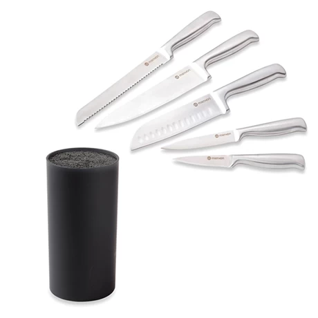 Lot Bloc Couteaux Universel Noir Et Set De 5 Couteaux 3 Lot Bloc Couteaux Universel Noir Et Set De 5 Couteaux