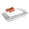 Ibili Set De 3 Plats Rectangulaires Kristall -Fine Kitchenware 52109 0 1 Set de 3 plats rectangulaires Kristall Ibili