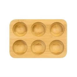 Plateau à Oeufs En Bambou Blanc -Fine Kitchenware 601054 2 2 Plateau a oeufs en bambou blanc Pebbly