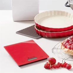 Balance De Cuisine Digitale Rouge 5 Kg 7 Balance De Cuisine Digitale Rouge 5 Kg -Fine Kitchenware 601181 2 3 Balance de cuisine digitale rouge 5 kg Mathon